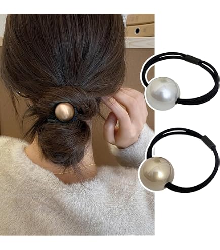 Amazon.com : AKOAK Sweet and Elegant Simulation Big Pearl Hair